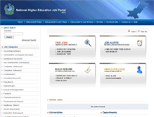 Tablet Screenshot of hjp.hec.gov.pk
