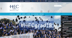 Desktop Screenshot of hec.fr